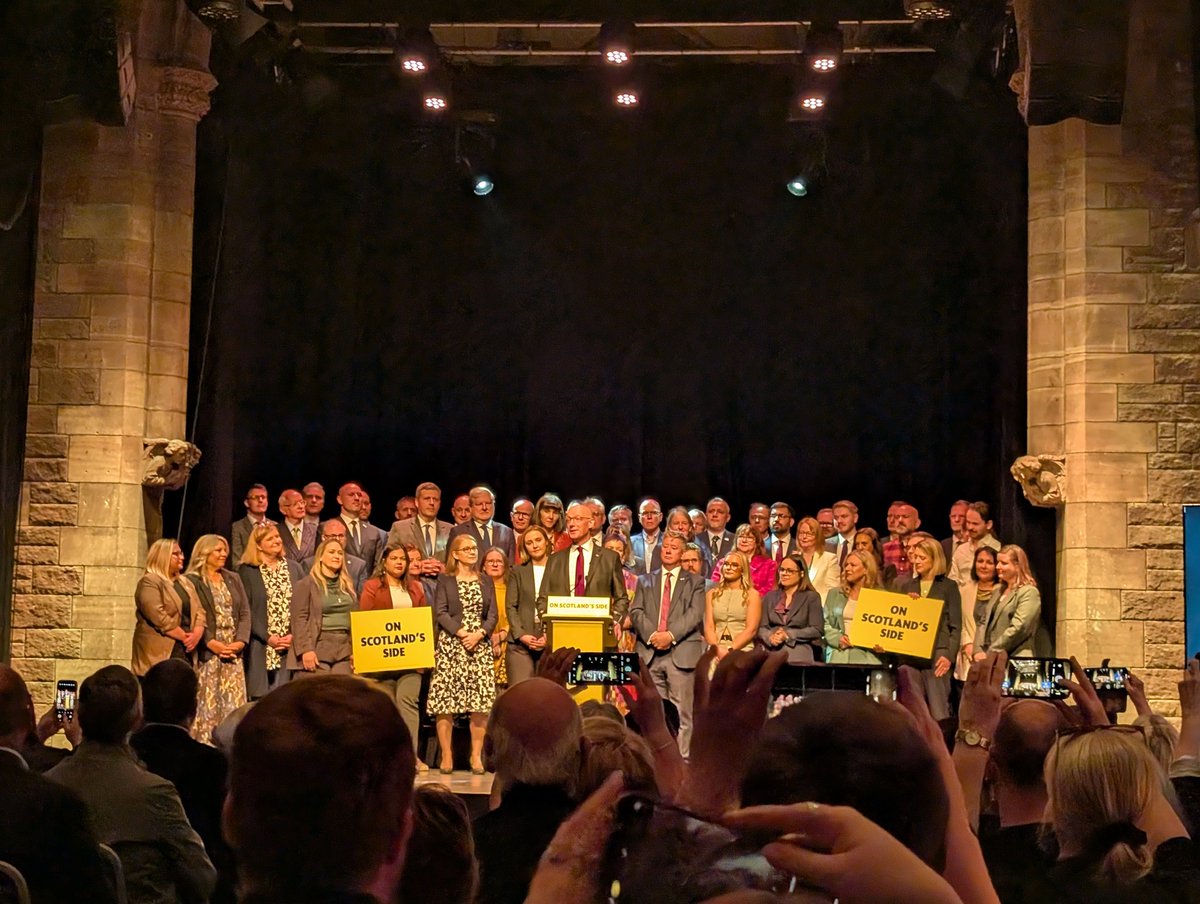 Rebecca McCurdy (@_rebeccamccurdy) on Twitter photo Unveiling the SNP Holyrood candidates, <a href="/JohnSwinney/">John Swinney</a> marks one year until the 2026 election - and one year since he entered Bute House.
Begins by paying tribute to Christina McKelvie, saying SNP will win Hamilton, Larkhall and Stonehouse by-election in tribute to her. Unveiling the SNP Holyrood candidates, <a href="/JohnSwinney/">John Swinney</a> marks one year until the 2026 election - and one year since he entered Bute House.
Begins by paying tribute to Christina McKelvie, saying SNP will win Hamilton, Larkhall and Stonehouse by-election in tribute to her.