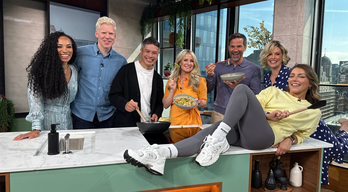 BBC Morning Live (@bbcmorninglive) on Twitter photo We had a wHOle load of FUN today!
π <a href="/chef_jimmylee/">jimmy lee</a>'s fish ball Ho Fun noodles
π³ Contactless payment limits with <a href="/HollyHNews/">Holly Hamilton</a>
π΄ <a href="/soverybecca/">Rebecca Wilcox</a> on the 3G switch-off
π¨ <a href="/TheRepairShop/">The Repair Shop</a>'s VE Day special <a href="/W_K_Restoration/">Will Kirk</a>
Watch here: bbc.in/3YbjzIw We had a wHOle load of FUN today!
π <a href="/chef_jimmylee/">jimmy lee</a>'s fish ball Ho Fun noodles
π³ Contactless payment limits with <a href="/HollyHNews/">Holly Hamilton</a>
π΄ <a href="/soverybecca/">Rebecca Wilcox</a> on the 3G switch-off
π¨ <a href="/TheRepairShop/">The Repair Shop</a>'s VE Day special <a href="/W_K_Restoration/">Will Kirk</a>
Watch here: bbc.in/3YbjzIw