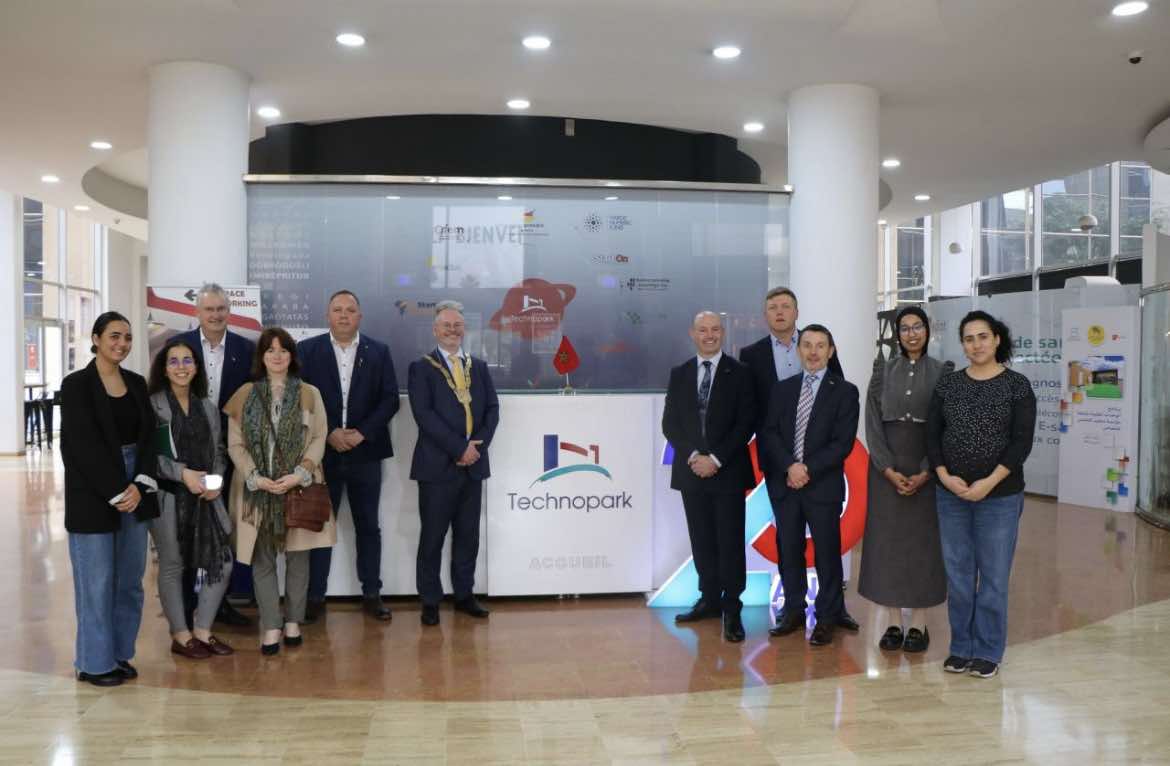 2/2 On 8 April a visiting delegation from Dún Laoghaire-Rathdown, led by Cathaoirleach/Mayor Jim O’Leary, met the Mayor of Casablanca, toured Technopark &amp; engaged with Irish and Moroccan business leaders. Ireland is committed to shared prosperity &amp; sustainable growth.