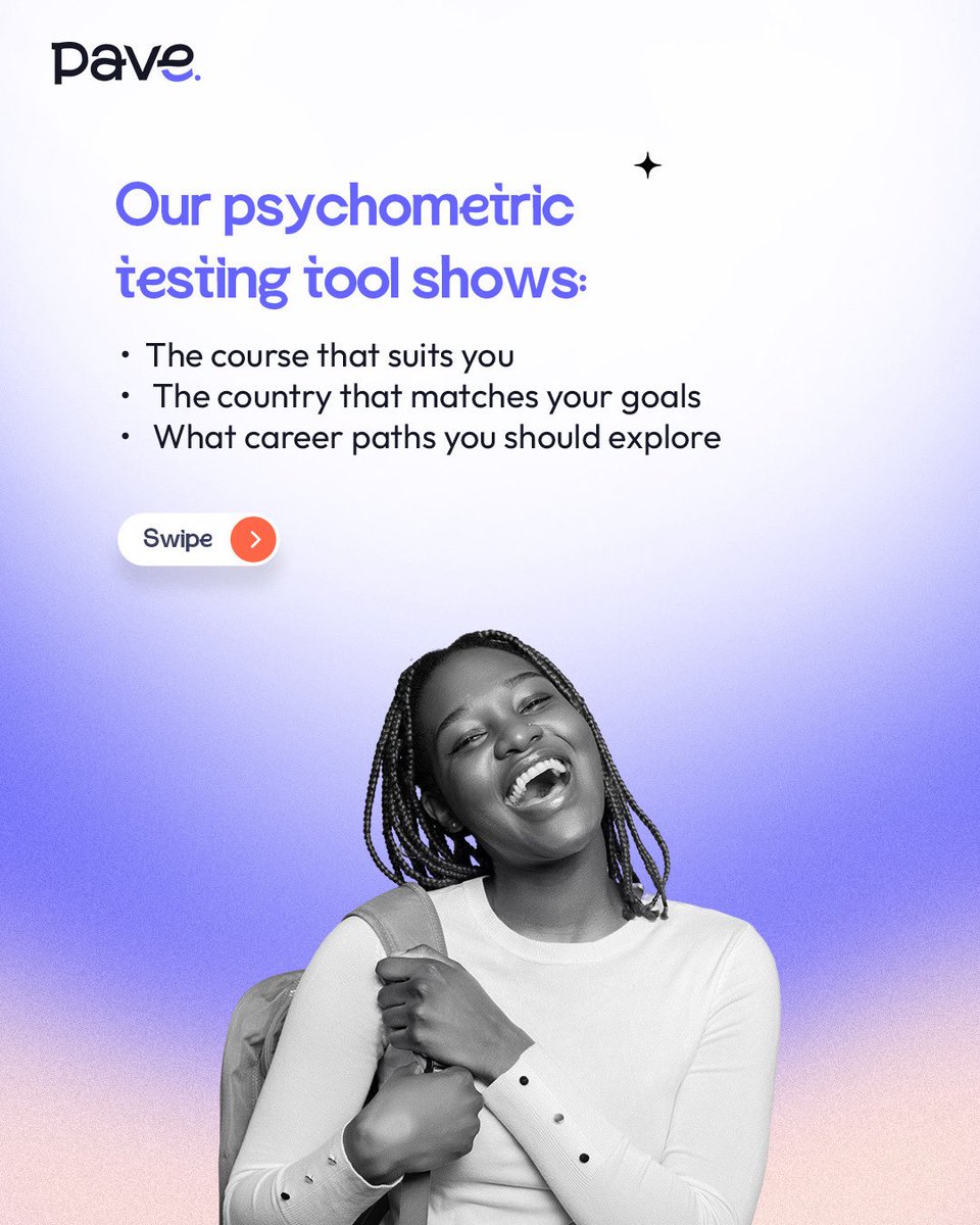 Before you choose a course or country, know your career path.

Too many students study without clarity — and end up lost, overwhelmed, or in the wrong field.

Our psychometric testing tool helps you:
✔️ Discover the right course for you
✔️ Choose the best-fit country for your