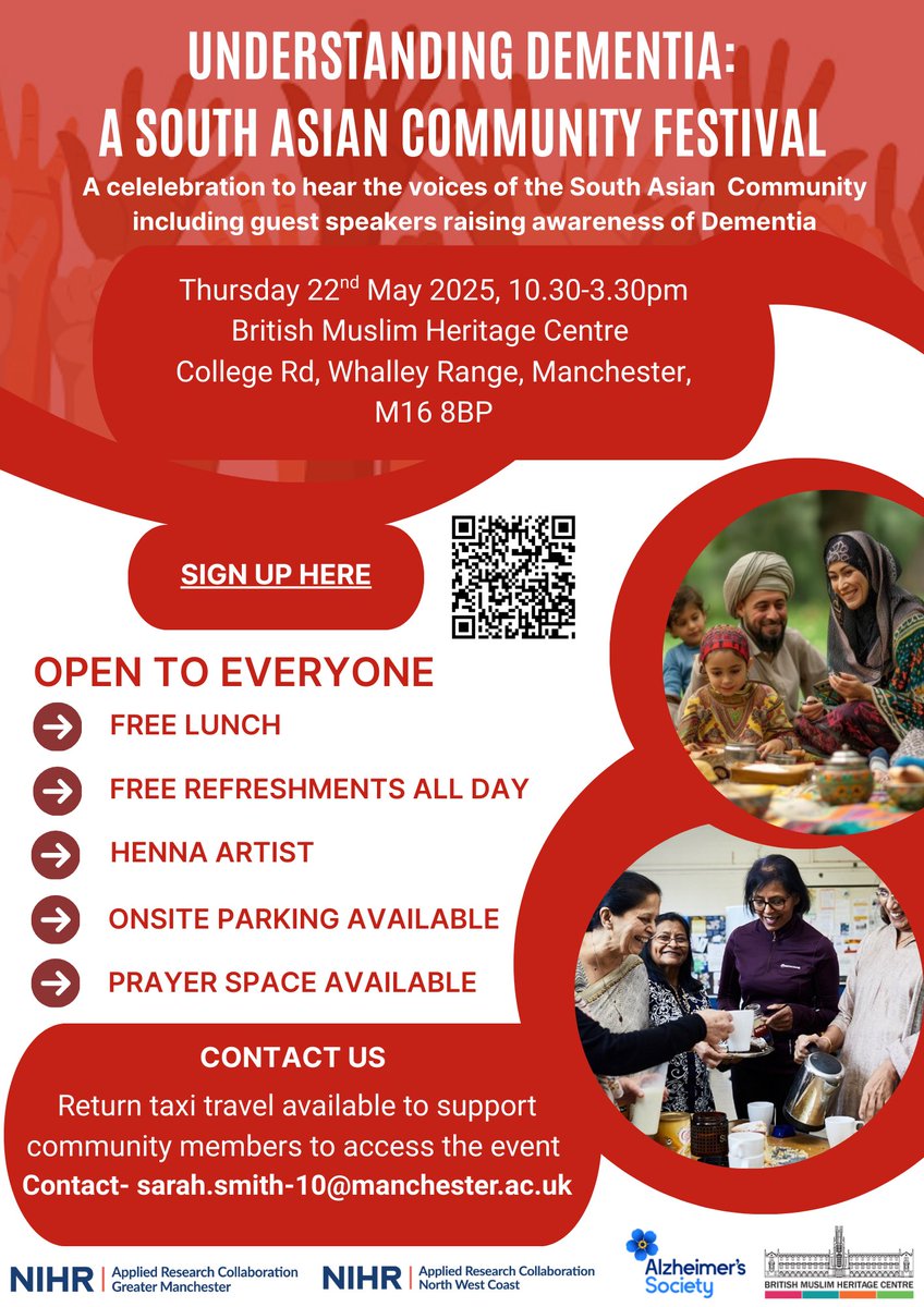NIHR ARC Greater Manchester (@arc_gm_) on Twitter photo Join our event to raise awareness during #DementiaAwarenessWeek 👇
Hear from researchers, families, and local voices.
Co-led by ARC-GM & <a href="/arc_nwc/">ARC North West Coast</a> dementia researchers, this festival is all about inclusive, community-led dementia understanding.
Sign up: bit.ly/4m69fNq Join our event to raise awareness during #DementiaAwarenessWeek 👇
Hear from researchers, families, and local voices.
Co-led by ARC-GM & <a href="/arc_nwc/">ARC North West Coast</a> dementia researchers, this festival is all about inclusive, community-led dementia understanding.
Sign up: bit.ly/4m69fNq