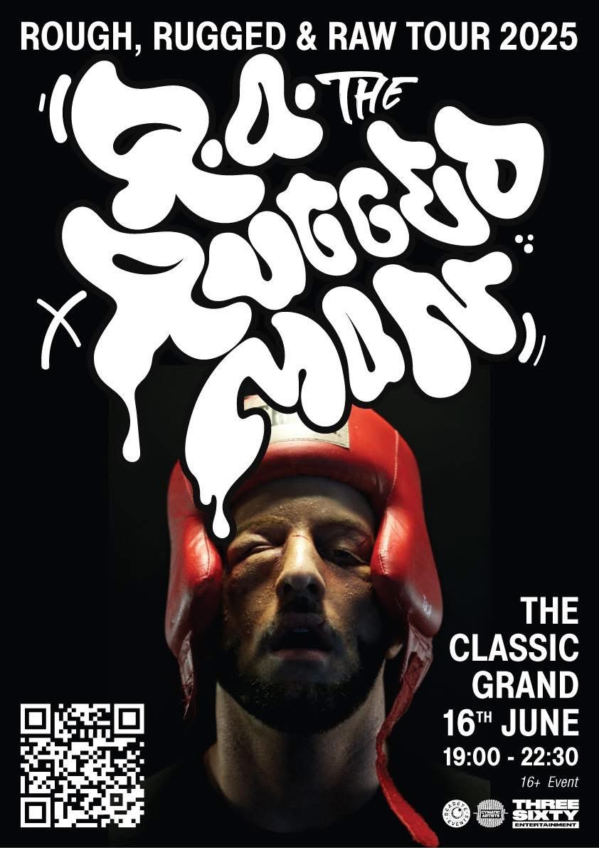 DeadEyeEvents (@officialdeadeye) on Twitter photo <a href="/RAtheRuggedMan/">R.A. the Rugged Man</a> brings the Rough, Rugged & Raw Tour to Glasgow on the 16th June 2025 ๐ Scan QR Code for tickets or click the link t-s.co/rarug <a href="/RAtheRuggedMan/">R.A. the Rugged Man</a> brings the Rough, Rugged & Raw Tour to Glasgow on the 16th June 2025 ๐ Scan QR Code for tickets or click the link t-s.co/rarug