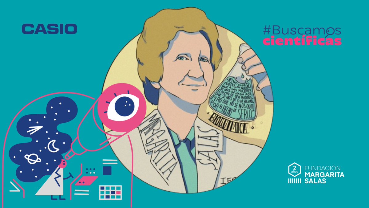 Fundación Margarita Salas (@msalasfundacion) on Twitter photo Este próximo 20 de mayo se darán a conocer los proyectos ganadores de la iniciativa #BuscamosCientíficas de <a href="/CASIOedu/">CASIO Educación España</a>
Entre todas las propuestas recibidas, 114 candidaturas han estado dedicadas a #MargaritaSalas🧬, un homenaje colectivo a su legado desde las aulas.
#STEAM Este próximo 20 de mayo se darán a conocer los proyectos ganadores de la iniciativa #BuscamosCientíficas de <a href="/CASIOedu/">CASIO Educación España</a>
Entre todas las propuestas recibidas, 114 candidaturas han estado dedicadas a #MargaritaSalas🧬, un homenaje colectivo a su legado desde las aulas.
#STEAM