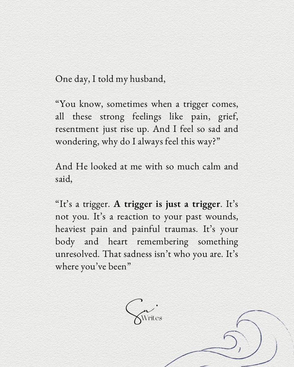 snwrites's tweet image. The Trigger🖋️