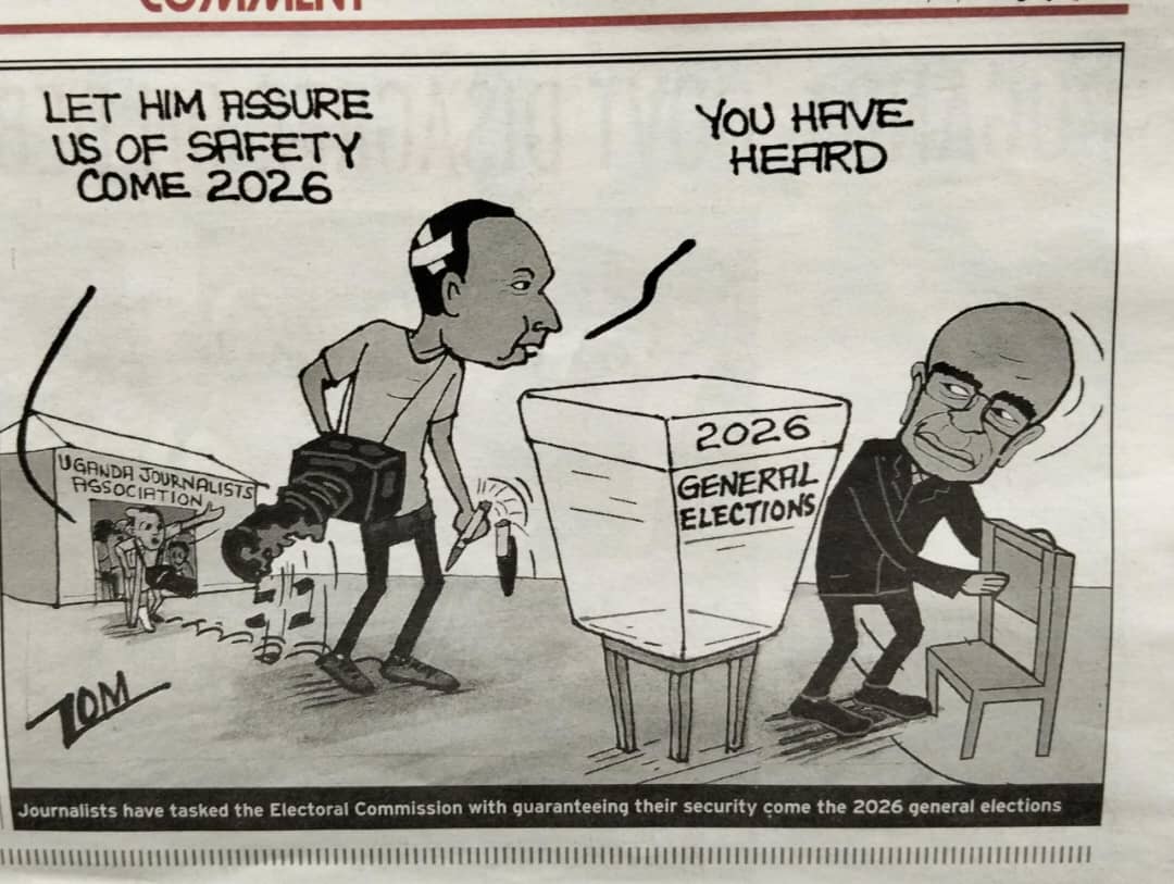Uganda Journalist Association (@ujaofficial) on Twitter photo Journalists safety is a priority to us <a href="/PoliceUg/">Uganda Police Force</a> <a href="/UgandaEC/">The Electoral Commission - Uganda</a> <a href="/j_mucunguzi/">Julius Mucunguzi</a> <a href="/PaulBukenya/">Paul Bukenya</a> <a href="/MODVA_UPDF/">Uganda Peoples' Defence Forces</a> <a href="/mkainerugaba/">Muhoozi Kainerugaba</a> <a href="/ChrisOMagezi/">Chris Magezi</a> <a href="/igp_ug1/">ABAS BYAKAGABA</a> <a href="/mkituuma/">Kituuma Rusoke</a>
#WPFD2025 #JournalismIsNotAcrime #Journalism Journalists safety is a priority to us <a href="/PoliceUg/">Uganda Police Force</a> <a href="/UgandaEC/">The Electoral Commission - Uganda</a> <a href="/j_mucunguzi/">Julius Mucunguzi</a> <a href="/PaulBukenya/">Paul Bukenya</a> <a href="/MODVA_UPDF/">Uganda Peoples' Defence Forces</a> <a href="/mkainerugaba/">Muhoozi Kainerugaba</a> <a href="/ChrisOMagezi/">Chris Magezi</a> <a href="/igp_ug1/">ABAS BYAKAGABA</a> <a href="/mkituuma/">Kituuma Rusoke</a>
#WPFD2025 #JournalismIsNotAcrime #Journalism