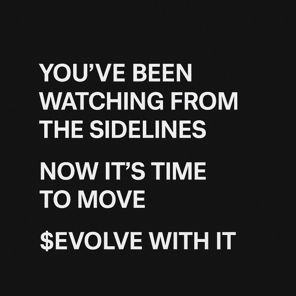 _SlenderMike's tweet image. Forget the noise
Web3 was meant to change everything
$EVOLVE is finally doing it
This is your moment to move
#EVOLVE #Web3Shift @EvolveToken24