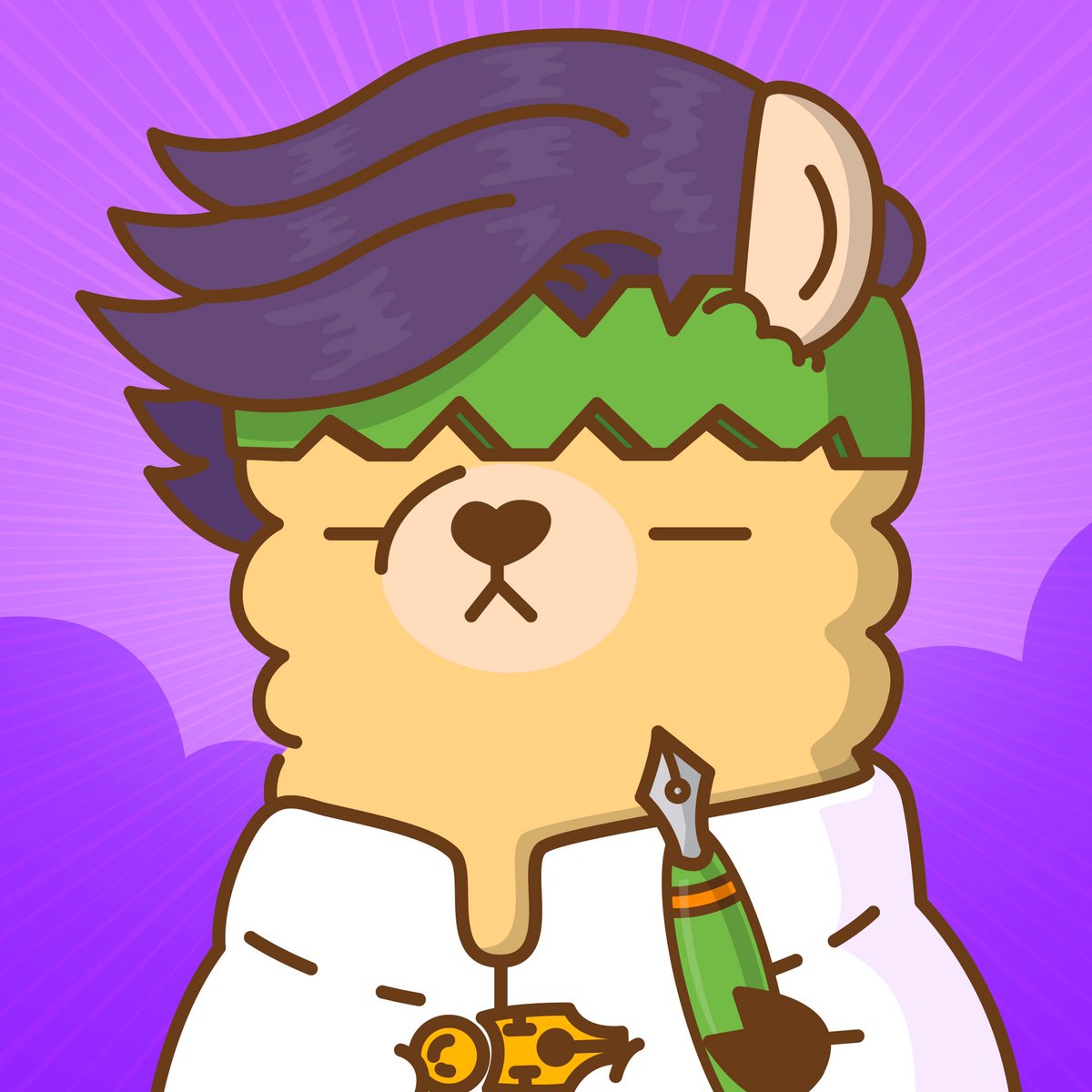 อาจารย์โรฮัง ในแบบอัลปาก้า
#AlpacaChills
#JoJosBizarreAdventure
#KishibeRohan