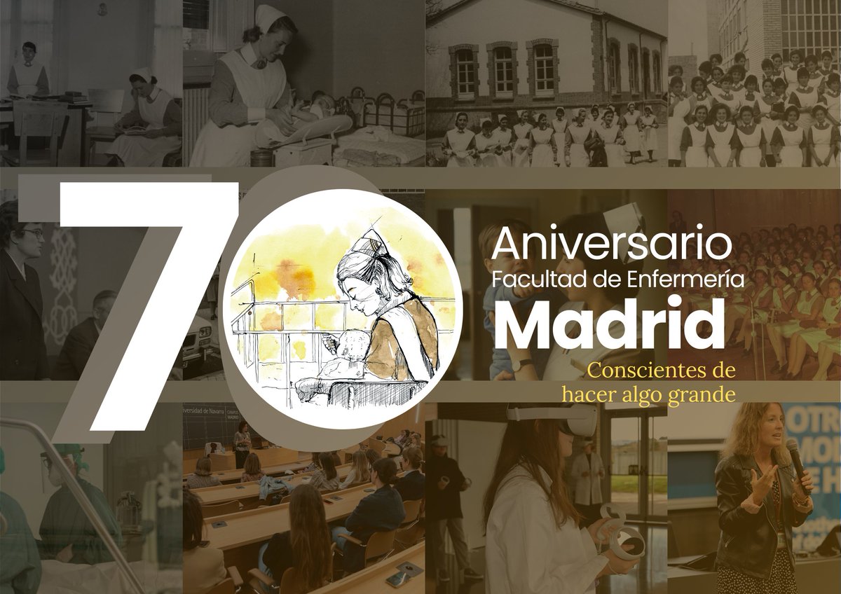 📢 En dos semanas cerraremos un gran año de celebración. 📢 
¡No te pierdas la clausura del hashtag#70aniversario de la Facultad de Enfermería! 

📅 21 de mayo
⏱️ 19:00h
📍 Sede de posgrado de la Universidad de Navarra (MADRID) 

Inscripción: lnkd.in/dMETB9Yy