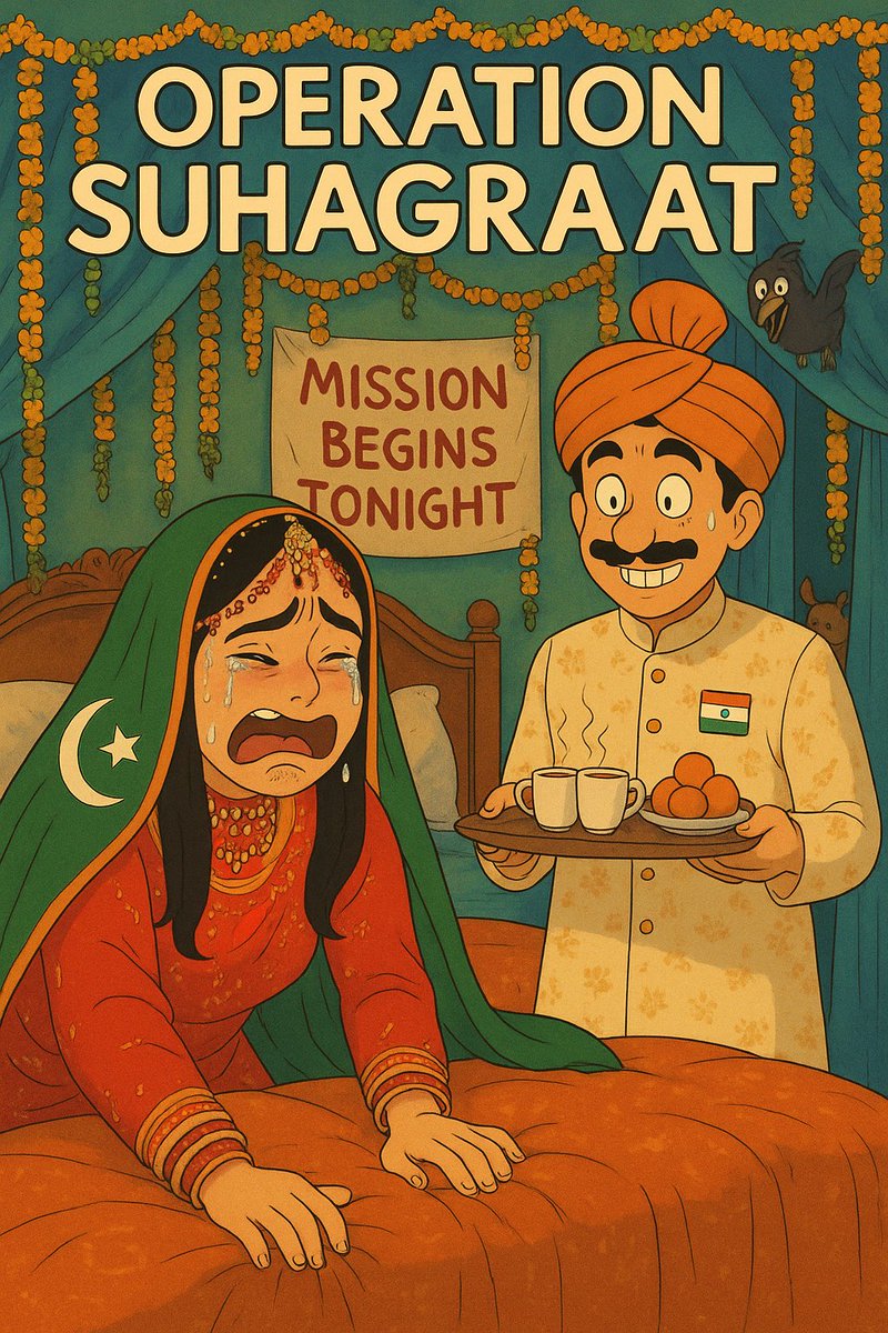 #Pakistan is now asking for #OperationSuhaagRaat

Sirf #sindoor se kaam nahi chalega !

#PakistanArmy #Pakistani #IndianAirForce #IndianArmy #India #Bharat #PahalgamTerroristAttack #islamicterrorism #islamicterrorist  #modihaitomumkinhai #operationsindoor💥🇮🇳 #Bhawalpur #Pojk