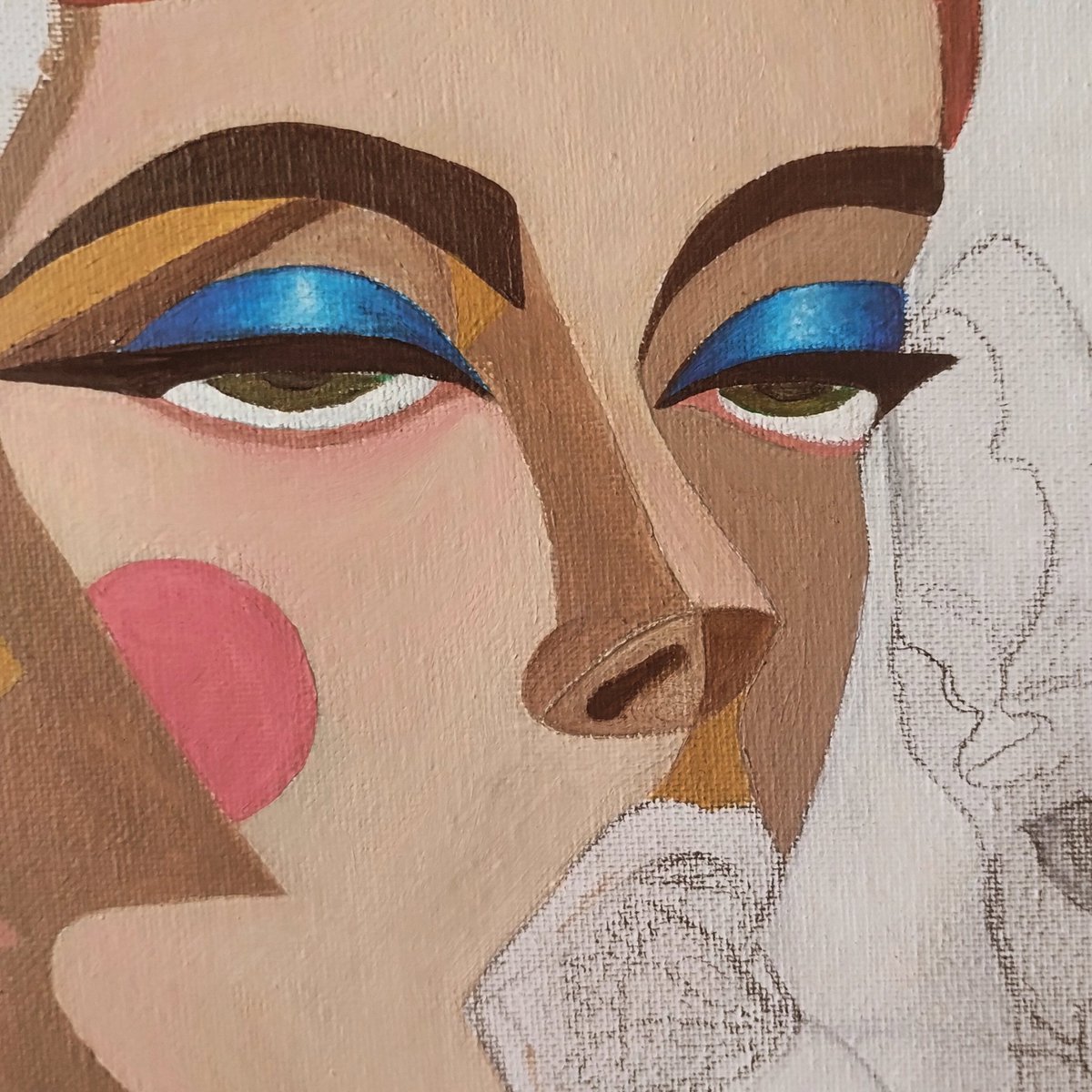 Nie umiem się zmotywować 🥴 #artwork #acrylic #ArtistOnTwitter