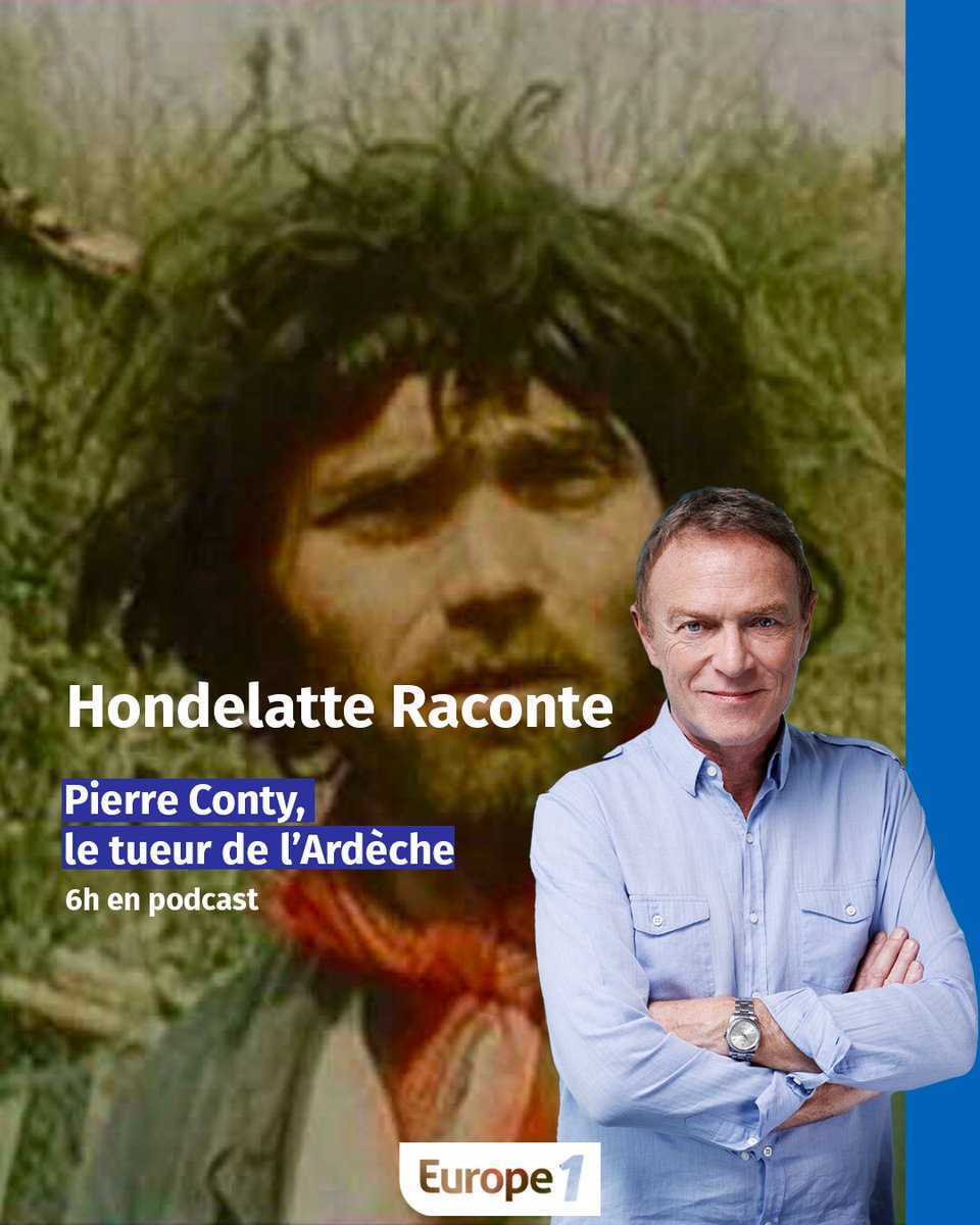 HONDELATTE RACONTE (@hondelatterac) on Twitter photo 👉Pierre Conty, le tueur de l’Ardèche
📍6h en #podcast
Invité : Henri Klinz, binôme du gendarme assassiné, auteur de «Mon témoignage sur l’affaire Pierre Conty» <a href="/MareuilEditions/">Mareuil Éditions</a>
#hondelatteraconte
<a href="/hondelatte/">HONDELATTE</a> 👉Pierre Conty, le tueur de l’Ardèche
📍6h en #podcast
Invité : Henri Klinz, binôme du gendarme assassiné, auteur de «Mon témoignage sur l’affaire Pierre Conty» <a href="/MareuilEditions/">Mareuil Éditions</a>
#hondelatteraconte
<a href="/hondelatte/">HONDELATTE</a>