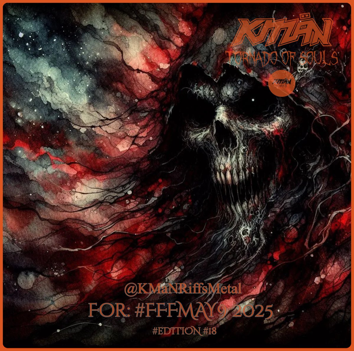 TORNADO OF SOULS: 💠 🌪️ 💠2025

Edition #18, an ominous ruin....

#FFFMay9 lights the pyre at 8am 🇦🇺OZ time 💠

Metal will flow every 8 minutes until we reach 41 + dumps of Lava! 💠

Tell the world! Have Riffs...Have Metal!💠

#TornadoofSouls #Lava #FFFMay9 #KMäN