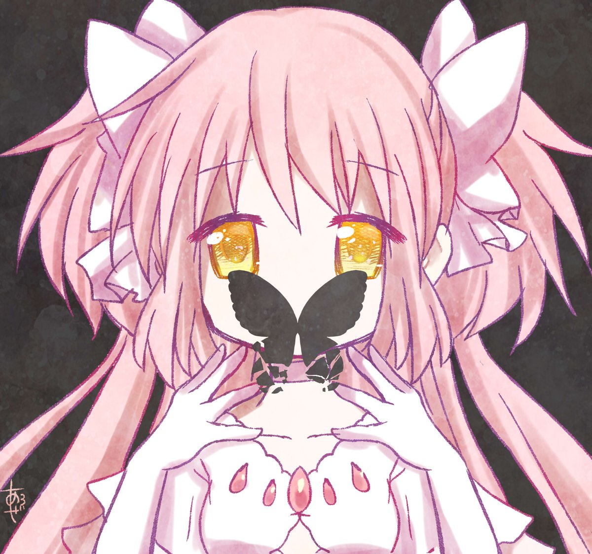 _panda_u_k's tweet image. 黒い蝶。
＃まどマギ