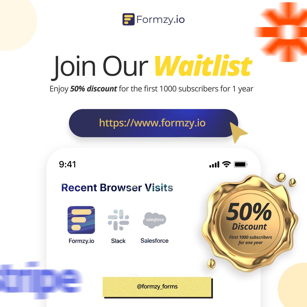 Formzy_forms's tweet image. Why stop at responses when your forms can also:

💳 Collect payments
📩 Trigger emails
📊 Sync with your favorite apps

We’re building something that thinks like you.

Join our waitlist early to enjoy 50% discount on all our offerings --&amp;gt; formzy.io

#SmartForms…