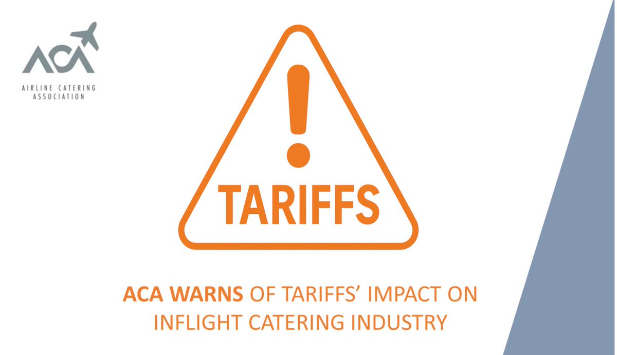 Tariffs on catering goods risk raising airfares, cutting services &amp; jobs. ACA urges U.S. authorities to engage in dialogue before it's too late. 
 Press Release: aca.catering/layout/uploads… 

#Aviation #InflightCatering #Tariffs
