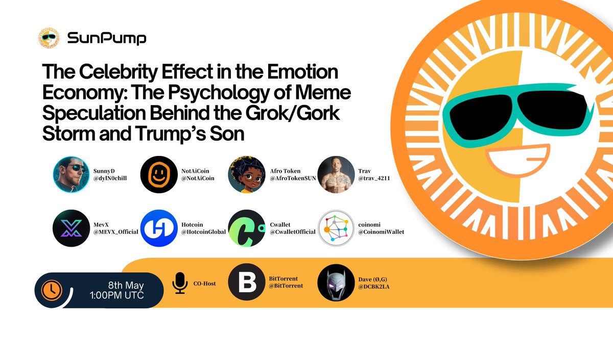 🎙️ The Celebrity Effect in the Emotion Economy: The Psychology of Meme Speculation Behind the Grok/Gork Storm and Trump’s Son

🌐 Elon Musk’s rebrand to “Gorklon Rust” has sparked a wave of Grok-themed meme coins. Meanwhile, Trump’s son is actively engaging with the $TRUMP