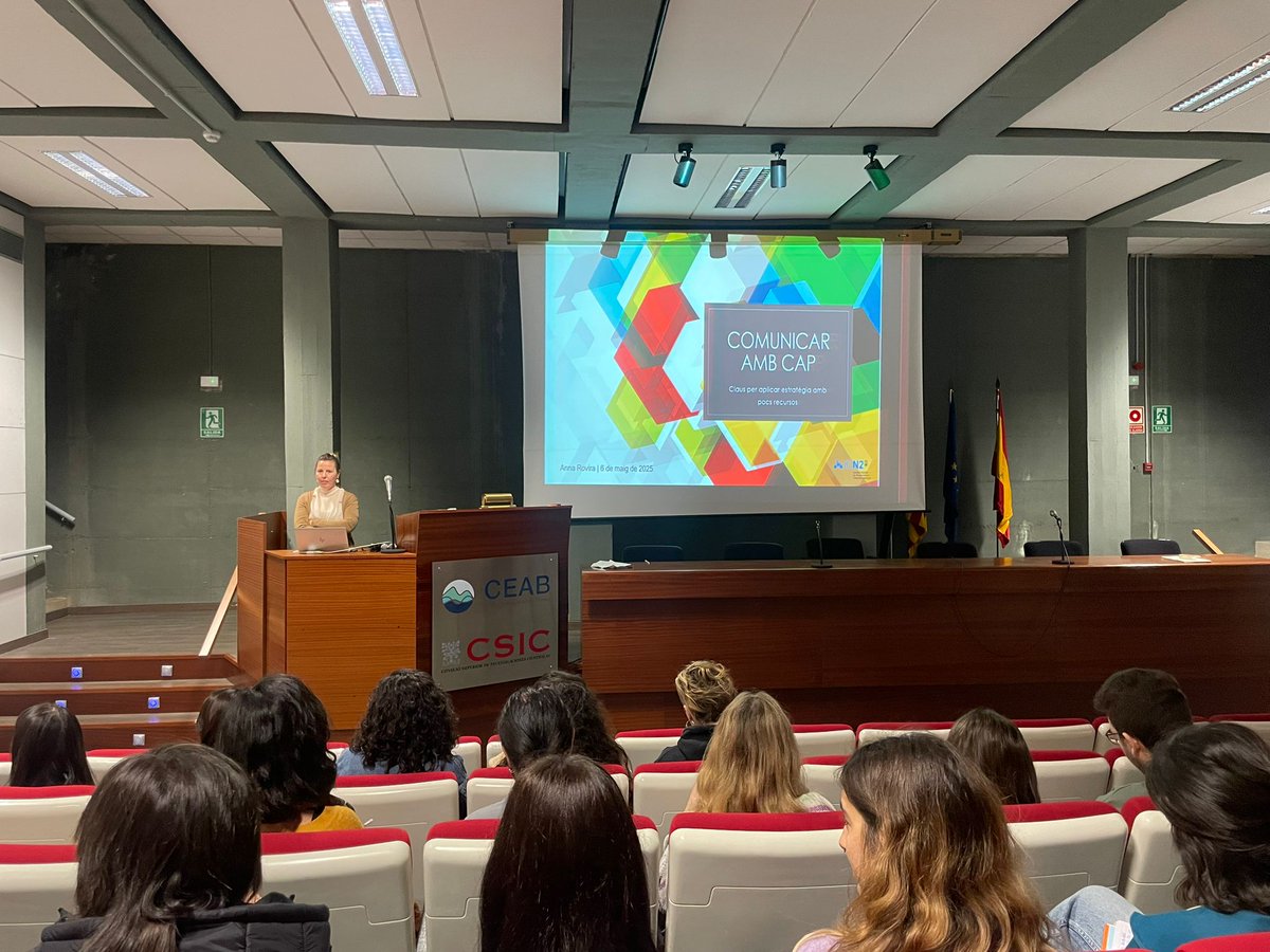 CSIC en Catalunya (@csiccat) on Twitter photo Ahir vam fer la trobada anual dels responsables de comunicació i divulgació del CSIC a Catalunya, al <a href="/ceabcsic/">CEAB-CSIC</a>
Vam comptar amb una presentació d'Anna Rovira <a href="/icn2nano/">Catalan Institute of Nanoscience & Nanotechnology</a>
Gràcies amfitrions blanencs i a totes les participants!
<a href="/CSIC/">CSIC</a> <a href="/CSICdivulga/">CSIC Divulga</a> Ahir vam fer la trobada anual dels responsables de comunicació i divulgació del CSIC a Catalunya, al <a href="/ceabcsic/">CEAB-CSIC</a>
Vam comptar amb una presentació d'Anna Rovira <a href="/icn2nano/">Catalan Institute of Nanoscience & Nanotechnology</a>
Gràcies amfitrions blanencs i a totes les participants!
<a href="/CSIC/">CSIC</a> <a href="/CSICdivulga/">CSIC Divulga</a>