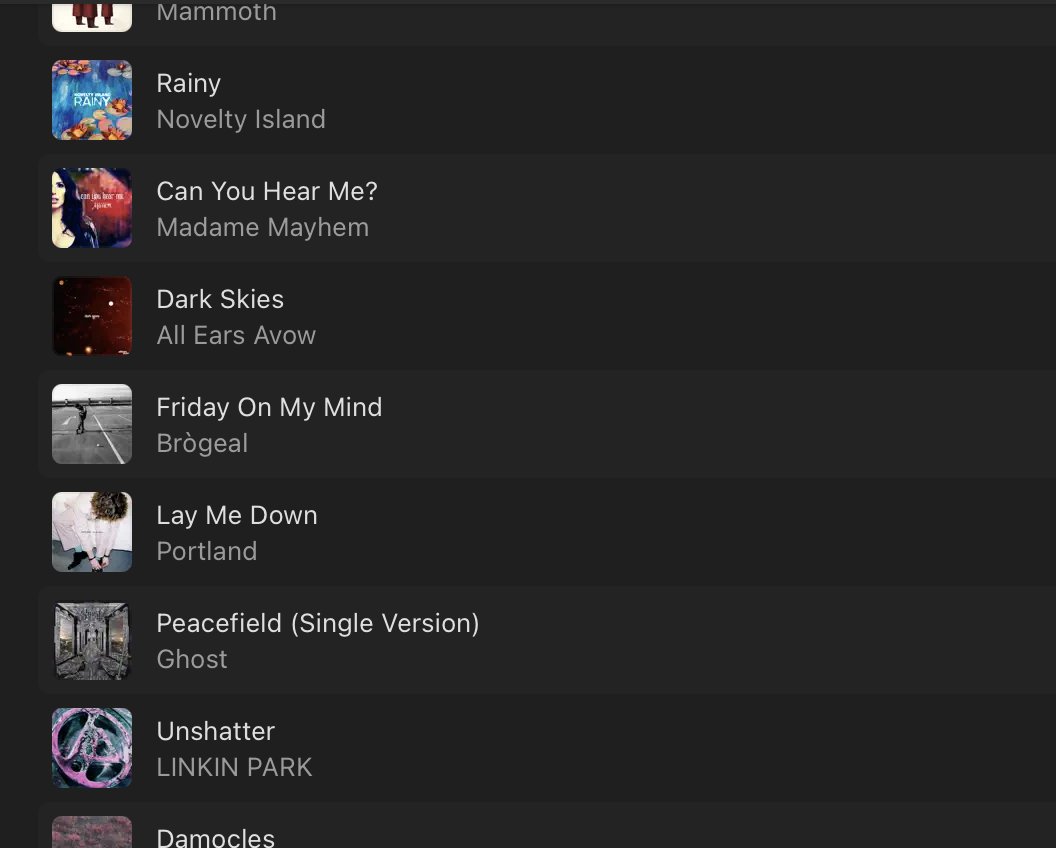 APPLE MUSIC NEW IN ROCK

A huge thank you to <a href="/AppleMusic/">Apple Music</a> USA for including 'Dark Skies' in their Editorial 'New In Rock' Playlist! The support from across the pond means the world.

US Friends - You can check out HERE - 

music.apple.com/us/playlist/ne…