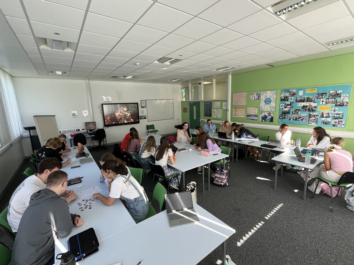 Anita Gracie (@anitagracie) on Twitter photo My B.Ed Religious Studies students <a href="/stranbelfast/">Stranmillis University College</a> grappling with the Tudor family tree in Reformation Church history class today. Zoom in to see my choice of music video to give them some clues š¤£
#Sixthemusical My B.Ed Religious Studies students <a href="/stranbelfast/">Stranmillis University College</a> grappling with the Tudor family tree in Reformation Church history class today. Zoom in to see my choice of music video to give them some clues š¤£
#Sixthemusical