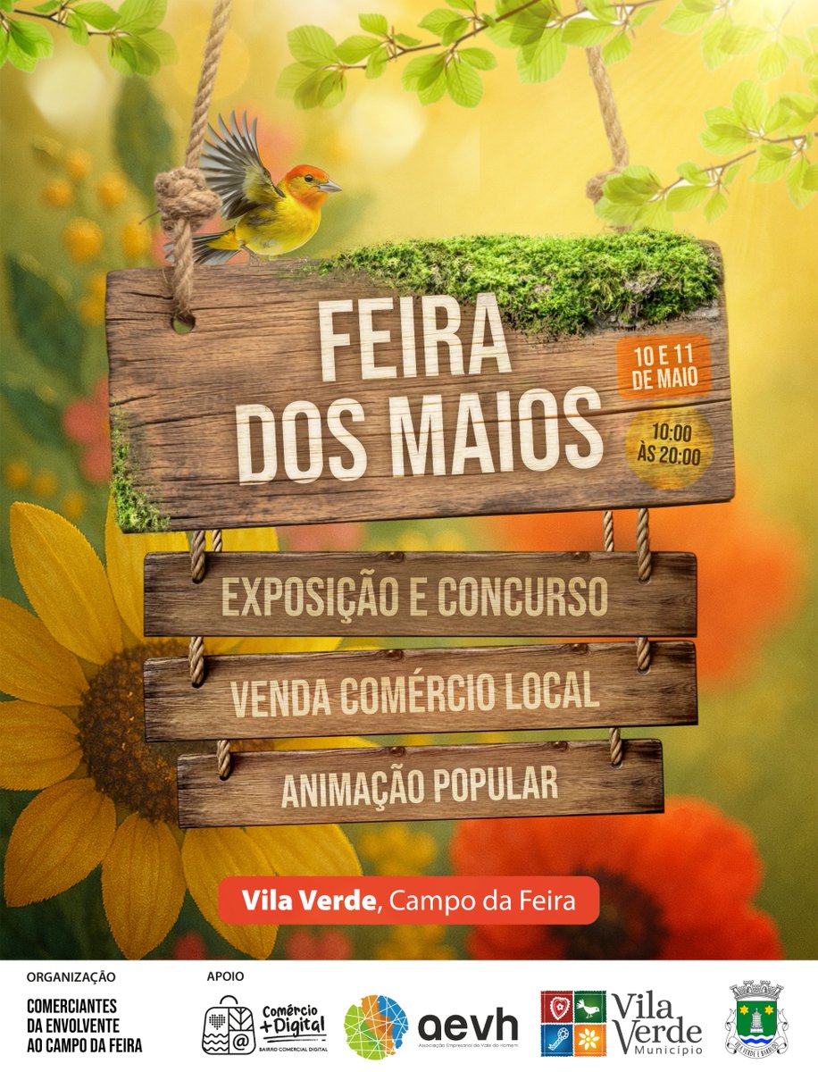 EmpresarialDo's tweet photo. FEIRA DOS MAIOS
DIAS 10E 11 DE MAIO
CAMPO DA FEIRA https://t.co/4f9o9cOBFt