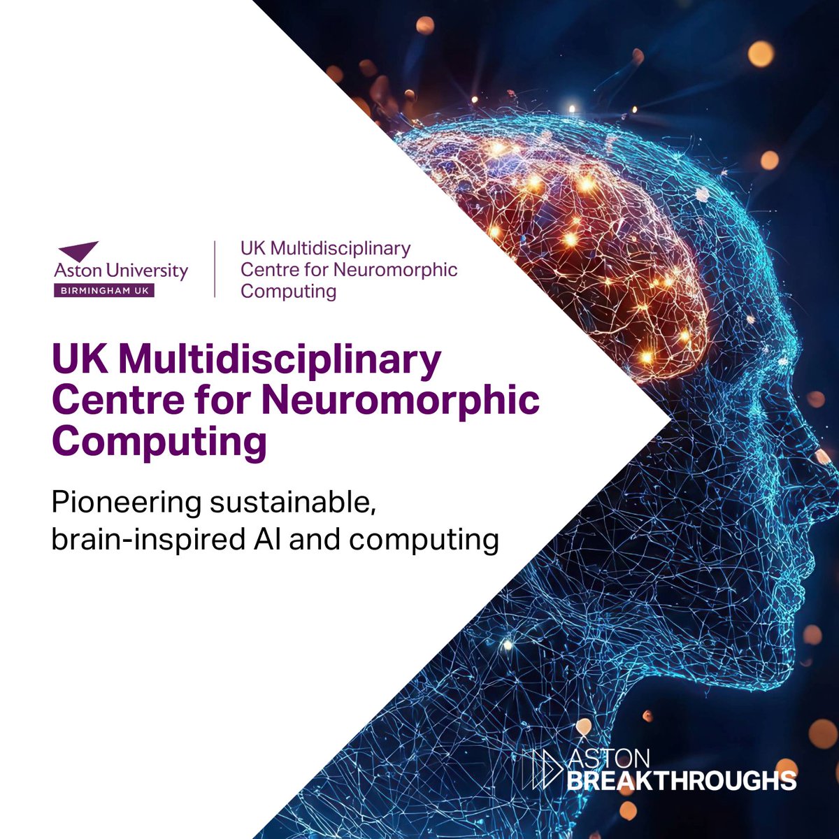Aston University PR (@astonpress) on Twitter photo 🆕|<a href="/AstonUniversity/">Aston University</a> to lead UK’s new centre to pioneer brain-inspired, energy-efficient computing tech
🧠UK Multidisciplinary Centre for Neuromorphic Computing will receive £5.6m from <a href="/EPSRC/">Engineering and Physical Sciences Research Council</a>
🤝<a href="/AstonPhotonics/">Aston Institute of Photonic Technologies</a> to work with 6 other universities
💻tinyurl.com/593a8993 🆕|<a href="/AstonUniversity/">Aston University</a> to lead UK’s new centre to pioneer brain-inspired, energy-efficient computing tech
🧠UK Multidisciplinary Centre for Neuromorphic Computing will receive £5.6m from <a href="/EPSRC/">Engineering and Physical Sciences Research Council</a>
🤝<a href="/AstonPhotonics/">Aston Institute of Photonic Technologies</a> to work with 6 other universities
💻tinyurl.com/593a8993