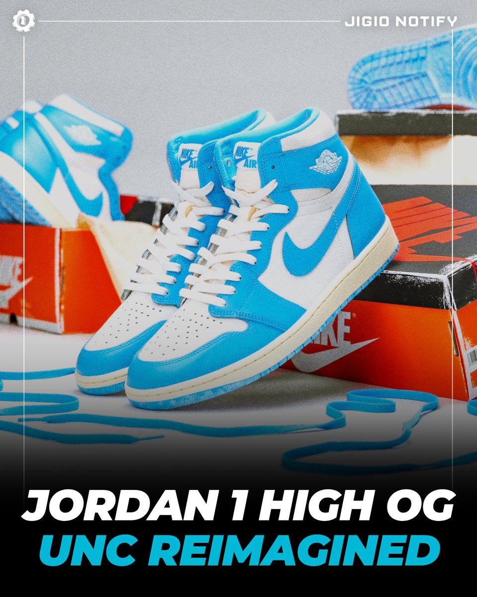 🔥 Nadchodzą legendarne Air Jordan 1 High OG "UNC Reimagined"! Klasyka w świeżym wydaniu – nie możesz tego przegapić. Stay tuned! 👟💙

linktr.ee/jigionotify
