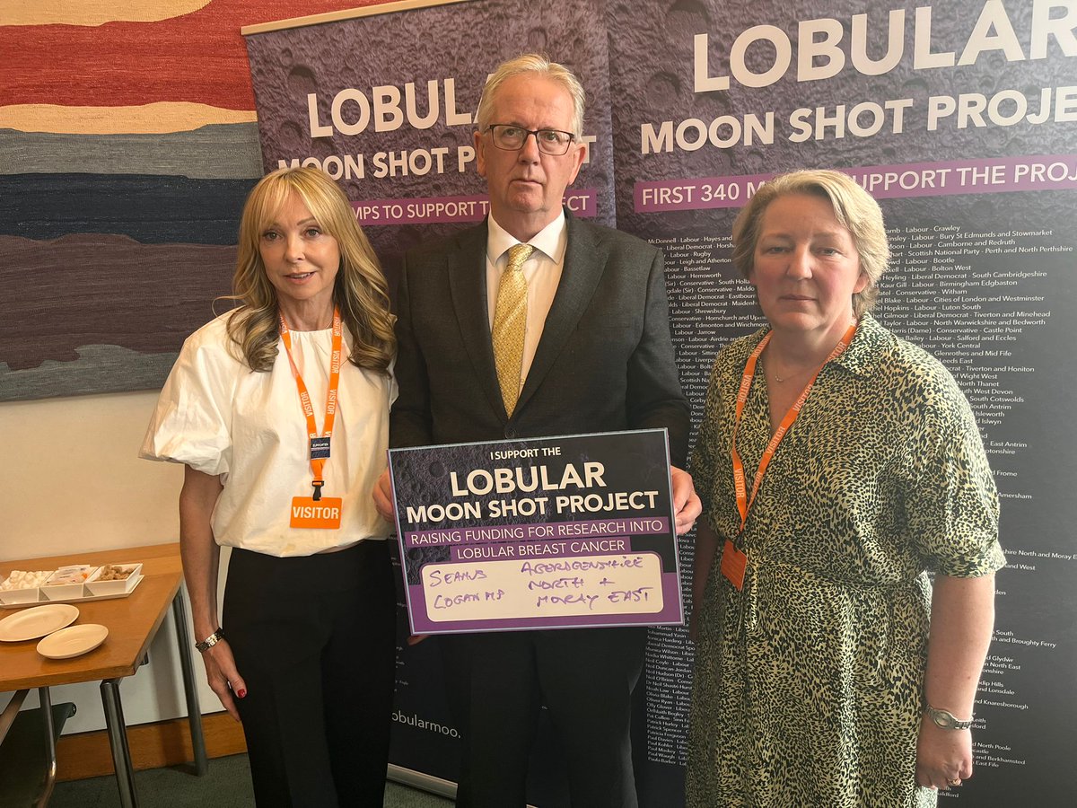 Seamus Logan MP (@seamusloganmp) on Twitter photo I’ve pledged my support to the <a href="/lobularmoonshot/">LobularMoonShotProject</a> Project, which calls for urgent investment into #lobularbreastcancer research.
Yesterday, I met with volunteers Sarah and Alison, and heard first-hand the difference this additional funding could make to people across the UK. I’ve pledged my support to the <a href="/lobularmoonshot/">LobularMoonShotProject</a> Project, which calls for urgent investment into #lobularbreastcancer research.
Yesterday, I met with volunteers Sarah and Alison, and heard first-hand the difference this additional funding could make to people across the UK.