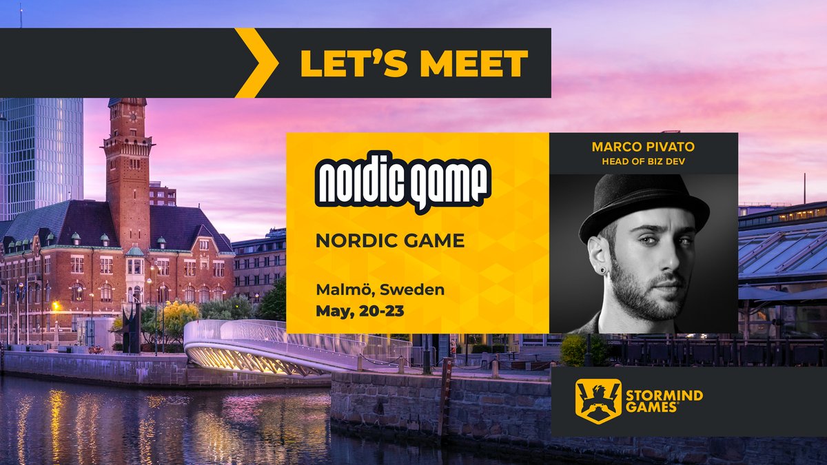 Stormind Games is heading to <a href="/NordicGame/">Nordic Game</a> 2025 in Malmö, May 20–23.

Our Head of Biz Dev, Marco Pivato, will be there to connect with studios, publishers, and fellow professionals.

Let’s meet and talk opportunities!