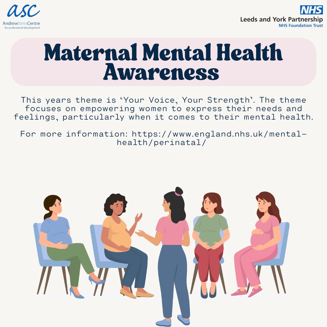 Today is Maternal Mental Health Awareness Day

This campaign refers to the mental wellbeing of mothers during pregnancy and in the postpartum period (the first year after birth).

#maternalmentalhealth
