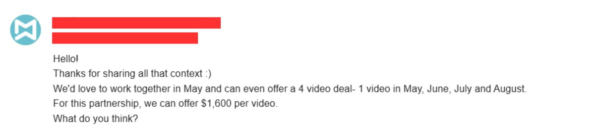 The new branded channel has only been live for 3 months, with only 10 videos posted.

Not a single video above 500,000 views.

Already getting sponsorship deals like these.

Audience connection is extremely powerful if you know how to leverage it.