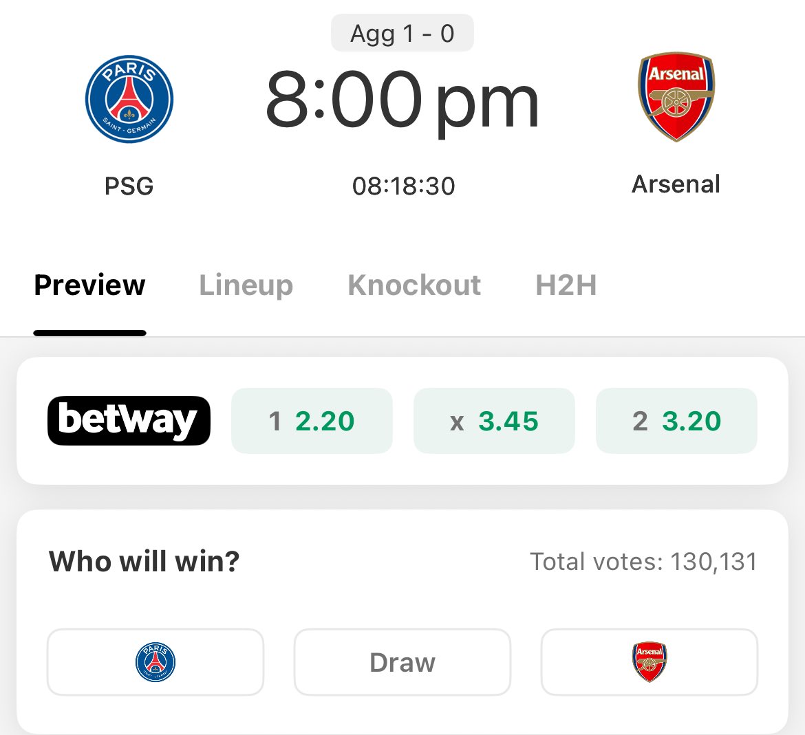 Name ONE thing that will 100% happen in this match…