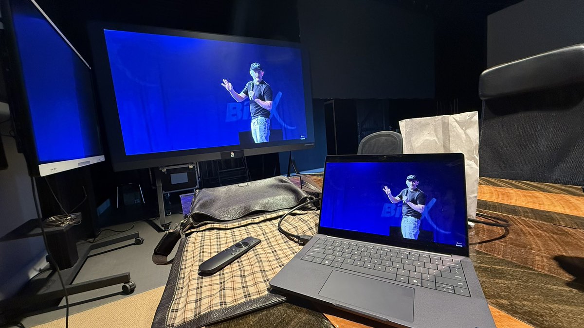 Testing out YouTube videos on our 135” LED wall. 

<a href="/garyvee/">Gary Vaynerchuk</a>