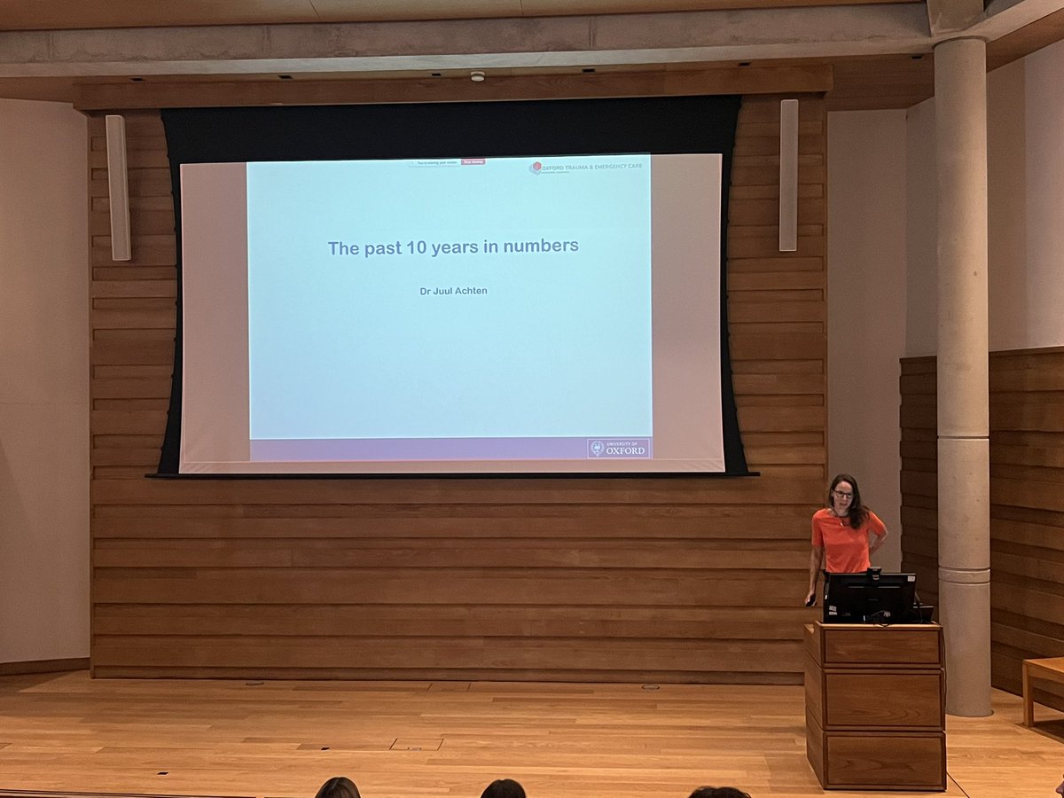Justin Wormald (@jcrwormald) on Twitter photo Next up, it’s <a href="/JuulAchten/">Juul Achten</a> giving us the run down on the last 10 years of <a href="/Oxford_Trauma/">Oxford Trauma and Emergency Care</a> Next up, it’s <a href="/JuulAchten/">Juul Achten</a> giving us the run down on the last 10 years of <a href="/Oxford_Trauma/">Oxford Trauma and Emergency Care</a>