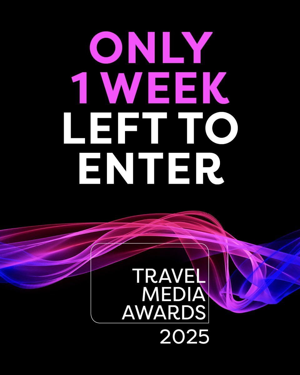 Just over a week left to enter the #TravelMediaAwards

This week’s spotlight categories: 
 🔹 Trade Publication of the Year 
 🔹 Regional Publication Feature of the Year 
 🔹 Consumer Magazine Section of the Year
 
 Enter now: travelmediaawards.com/travelmediaawa…