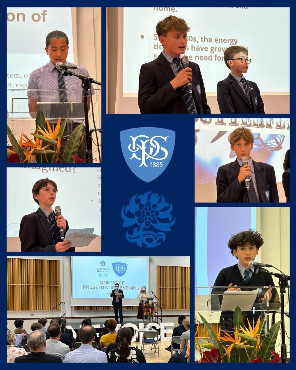Last November, some of our Year 8 boys began their journey on our One Voice partnership with pupils from Sydenham High School. At last week’s final, the groups delivered a range of outstanding TED Talk-style presentations at Sydenham High School, centred on the theme ‘Humanity