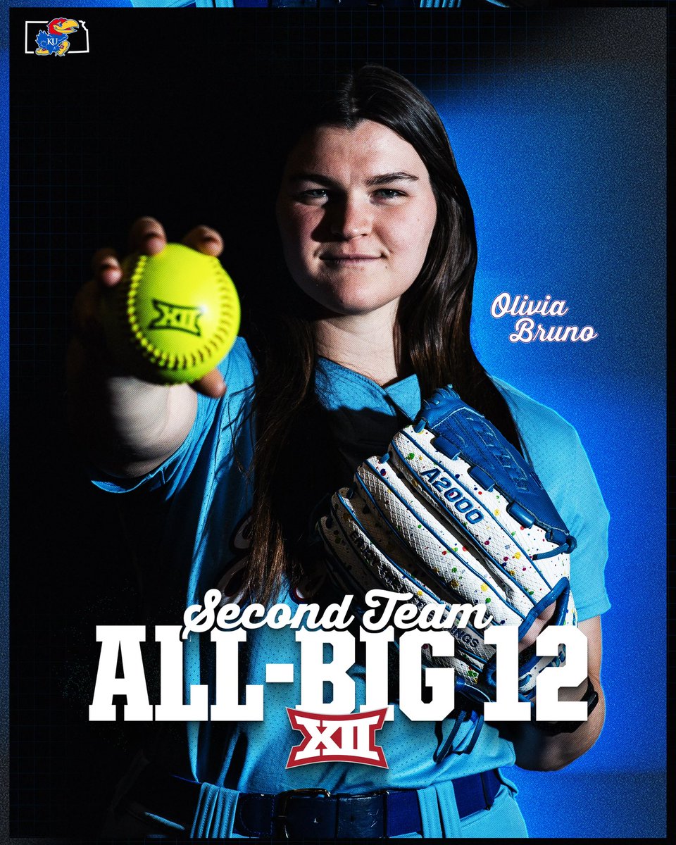 All-around playmaker. 

Congrats to <a href="/olivia_bruno23/">liv bruno</a> on making the All-Big 12 Second Team 👏

#RockChalk