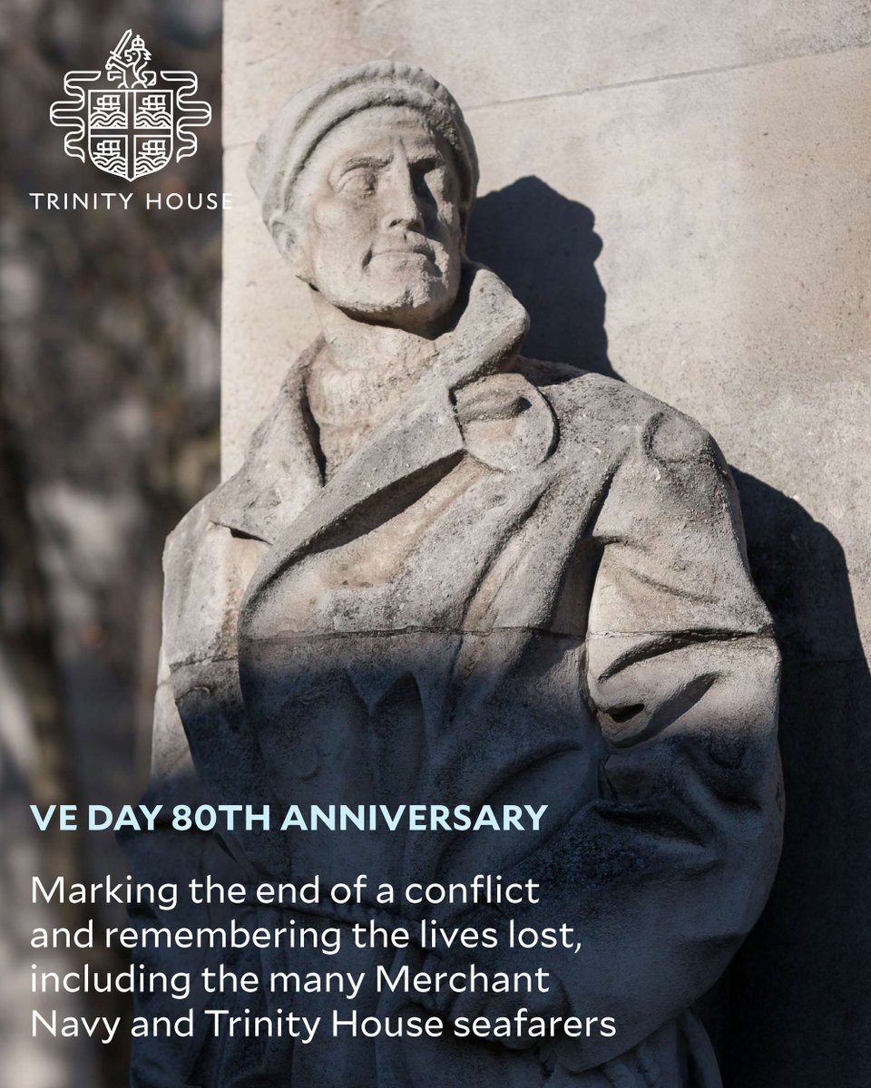 On this day in 1945, the Second World War came to an end. Over 30,000 merchant seafarers lost their lives in service. Their valiant efforts contributed to the peace that followed. Today, we honour those who served and remember our fallen mariners. #VEDay80 #lestweforget