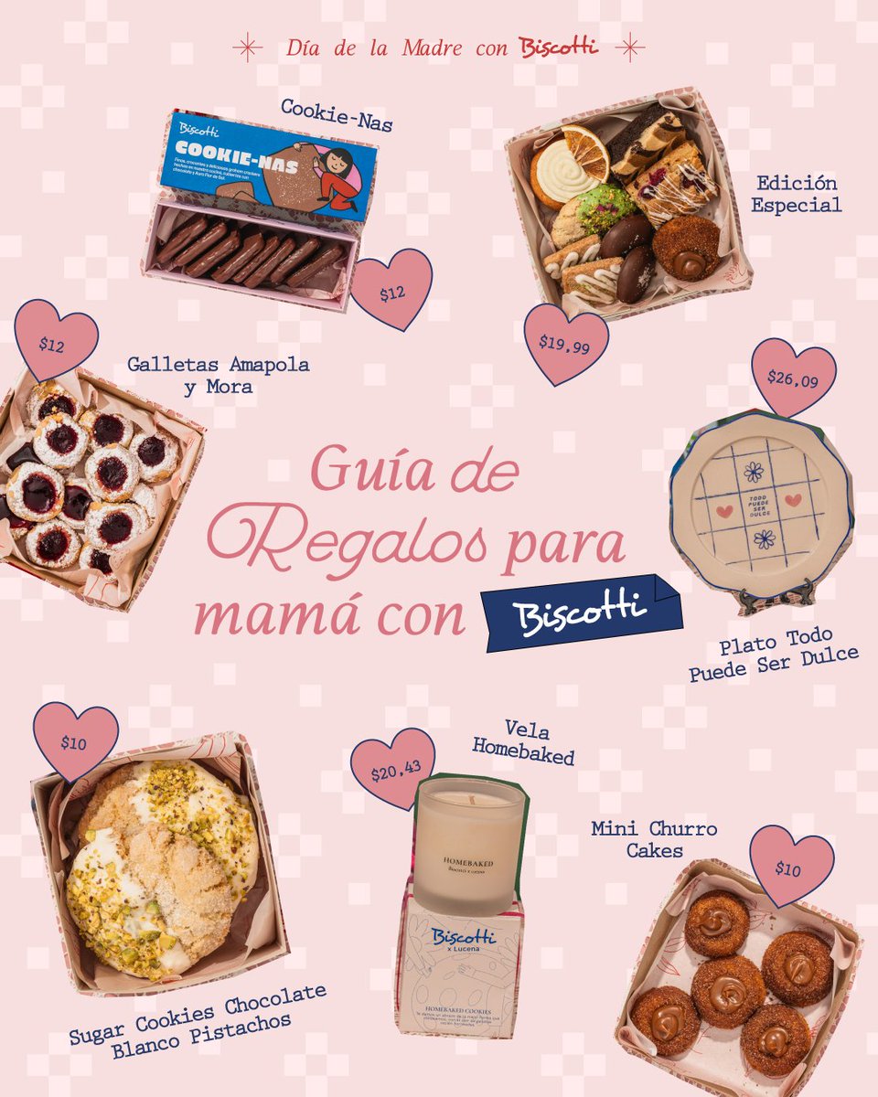 Últimos días para hacer tus pedidos del Día de la Madre 💌 biscottigalletas.com/producto-categ…