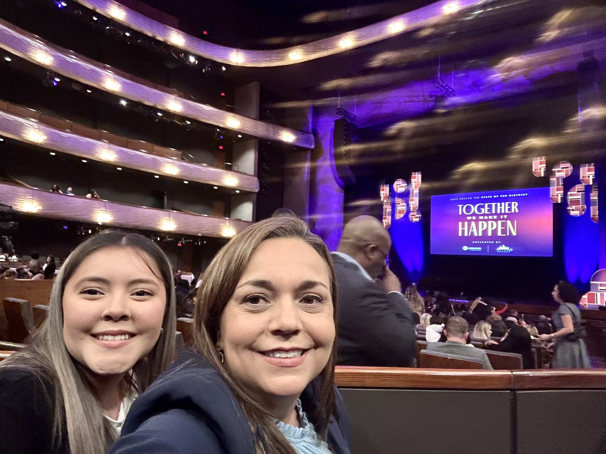 Honored to have attended the State of the District last night #DISD #WeRock #MakeItHappen