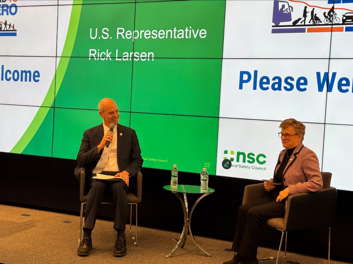 _SaferTrucking's tweet image. We were honored to attend the Annual Road to Zero Coalition meeting in DC yesterday! 

Grateful  for the opportunity to connect with fellow safety advocates and hear insights from Representative Larsen on advancing roadway safety.  Together, we’re driving toward zero fatalities.