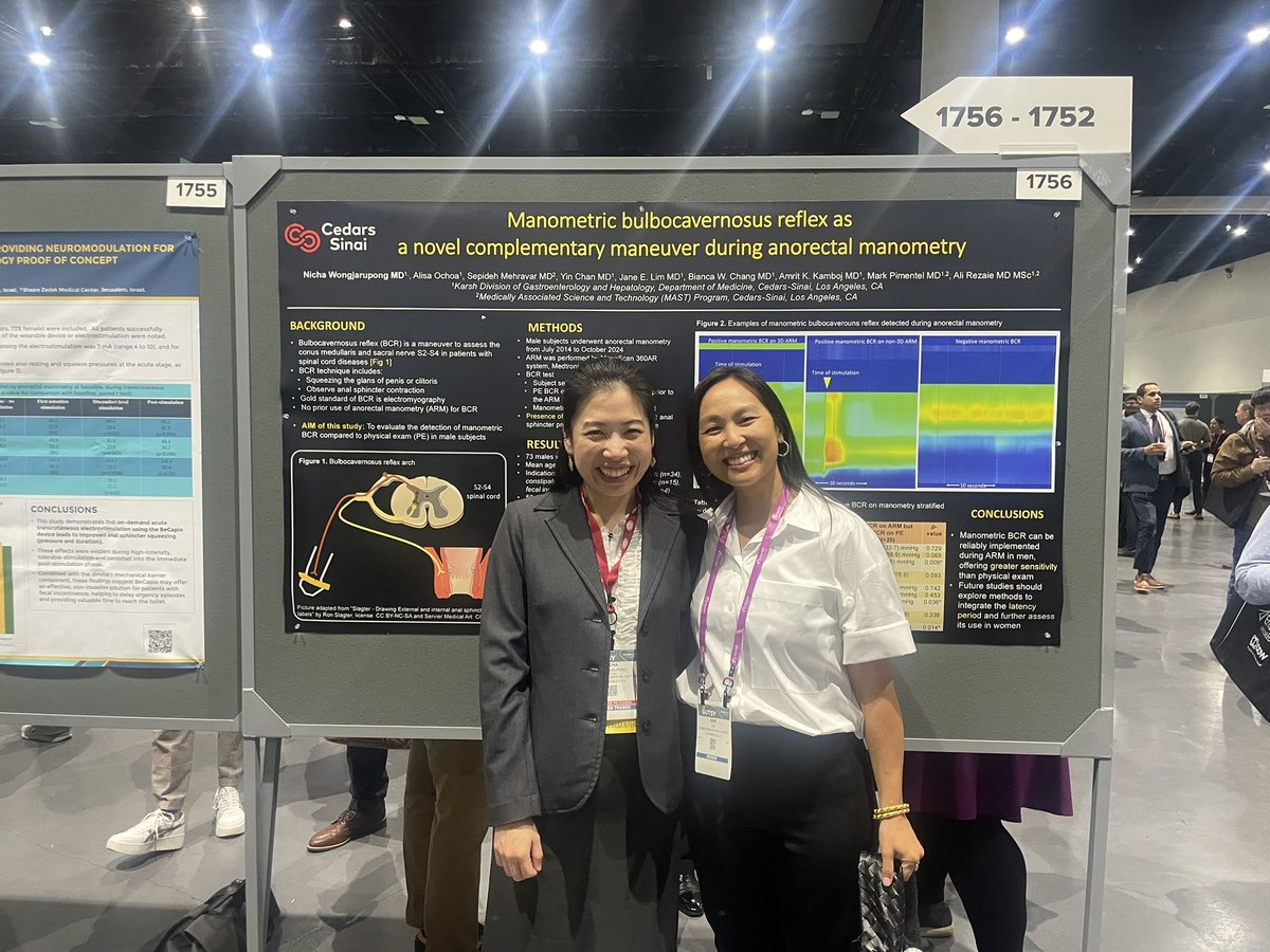 Jane Lim (@gijane_md) on Twitter photo Very proud of our amazing GI Motility Fellow <a href="/NichaWongja/">Nicha Wongjarupong</a> who presented her anorectal research with <a href="/AliRezaieMD/">Ali Rezaie MD MSc</a> at the <a href="/DDWMeeting/">Digestive Disease Week</a>!
She is a future ⭐️ in Motility and will soon bring all her expertise to Thailand 🇹🇭! Very proud of our amazing GI Motility Fellow <a href="/NichaWongja/">Nicha Wongjarupong</a> who presented her anorectal research with <a href="/AliRezaieMD/">Ali Rezaie MD MSc</a> at the <a href="/DDWMeeting/">Digestive Disease Week</a>!
She is a future ⭐️ in Motility and will soon bring all her expertise to Thailand 🇹🇭!