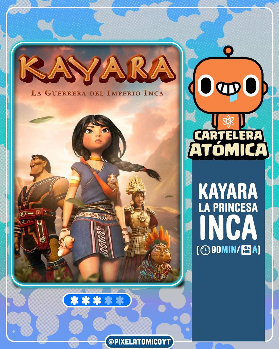 Pixel Atómico 🤖 (@pixelatomicoyt) on Twitter photo #KayaraLaPrincesaInca, es una película animada peruana de #TuncheFilms, llegará a los cines este 15 de mayo, gracias a <a href="/ZimaEnt/">Zima Entertainment</a>, con una historia de valentía, identidad y orgullo. 🇵🇪💫 Una aventura inspiradora que ha trascendido fronteras.🌍🎥 #KayaraLaPrincesaInca, es una película animada peruana de #TuncheFilms, llegará a los cines este 15 de mayo, gracias a <a href="/ZimaEnt/">Zima Entertainment</a>, con una historia de valentía, identidad y orgullo. 🇵🇪💫 Una aventura inspiradora que ha trascendido fronteras.🌍🎥