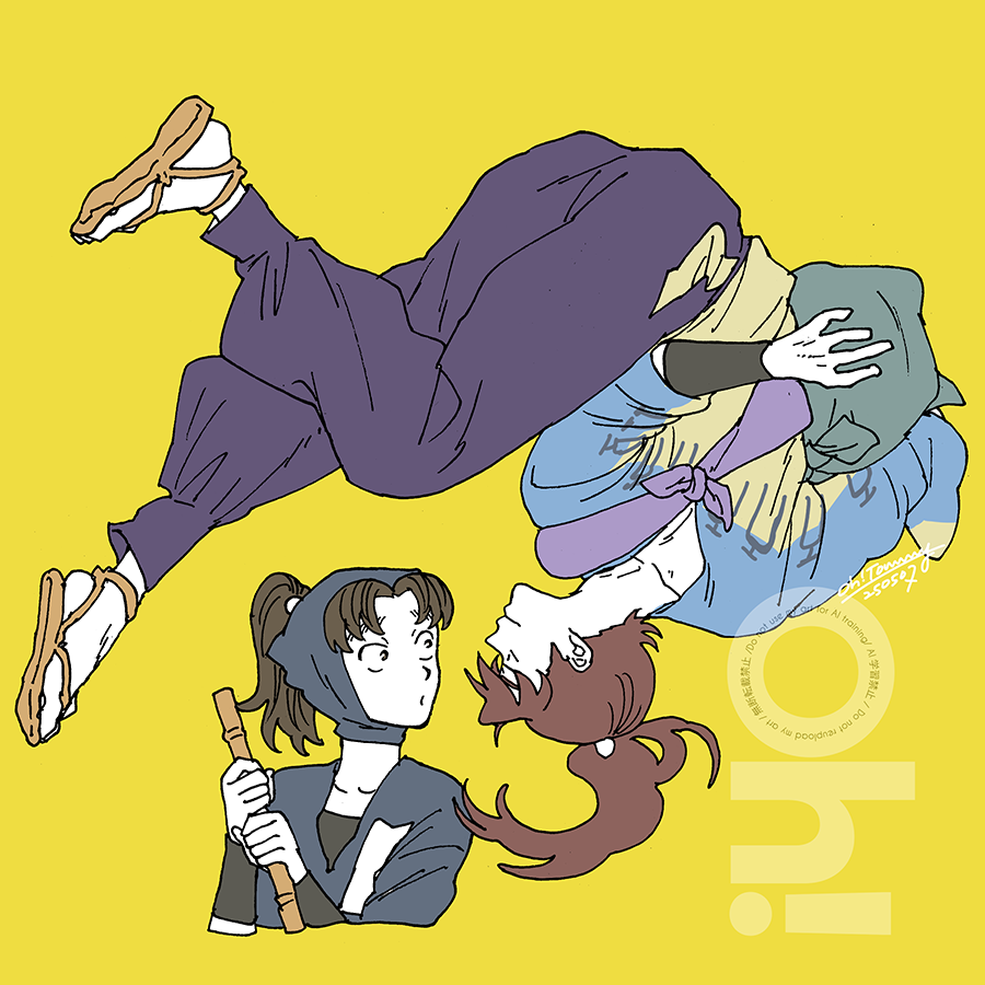 利こま「利こま くるん 」|おおとみのイラスト