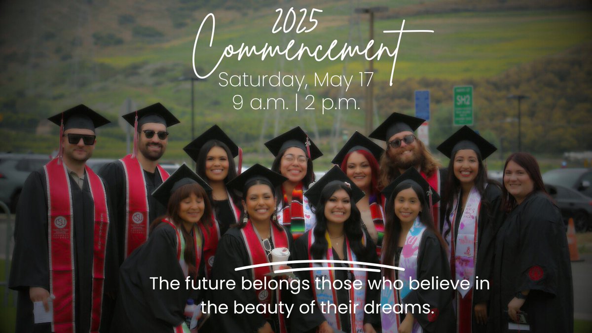 🌟 This is only the beginning 🌟 
🎓 🎓 CSU Channel Islands will celebrate the Class of 2025 at this year's Commencement on May 17 🎓 🎓  Join us in congratulating this year's graduates! Visit bit.ly/44mrlnW to learn more about this year's Commencement ceremonies #csuci