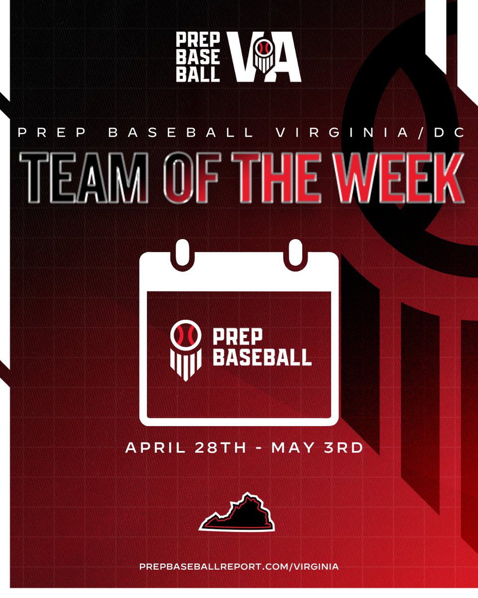 ⚾ VA/DC Team of the Week: Week 7 ⚾

The VA/DC Team of the Week is back for another week of High School baseball. Take a look at the team who had some big wins to take home the honors for week 7.

🔗 loom.ly/6FAxLsc

#BeSeen