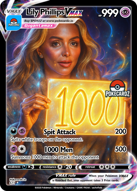 Made <a href="/lilyphillip_s/">Lily Phillips</a>, $POKEZ is can make amazing cards of everyone.

JOIN
9s3EnKxgwZHc9fkfj7JKy78LzAqVWENe8idZfgCzpump