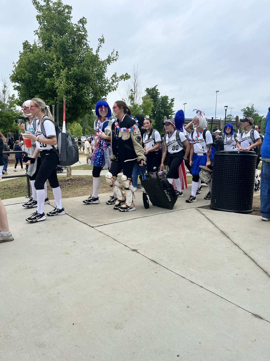 coachmartysmith's tweet photo. 6a Softball Regionals in Albertville. The 1st picture is the calm. The rest is the chaos fun! @BenThomasPreps @_ThomasAshworth @AHSAAUpdates #onePC 
Let’s Go Panthers!!! https://t.co/qbMaJjKGP1