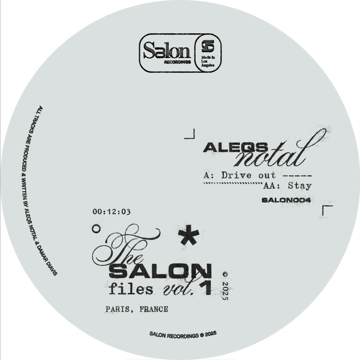 AleqsNotal's tweet image. Glad to share our new Salon Files Vol. 1 out now on Salon Recordings !!!

A 4 tracks split EP by Damar Davis and me available on Bandcamp and streaming platforms 

&amp;gt;&amp;gt; salonrecordings.bandcamp.com/album/salon-fi…