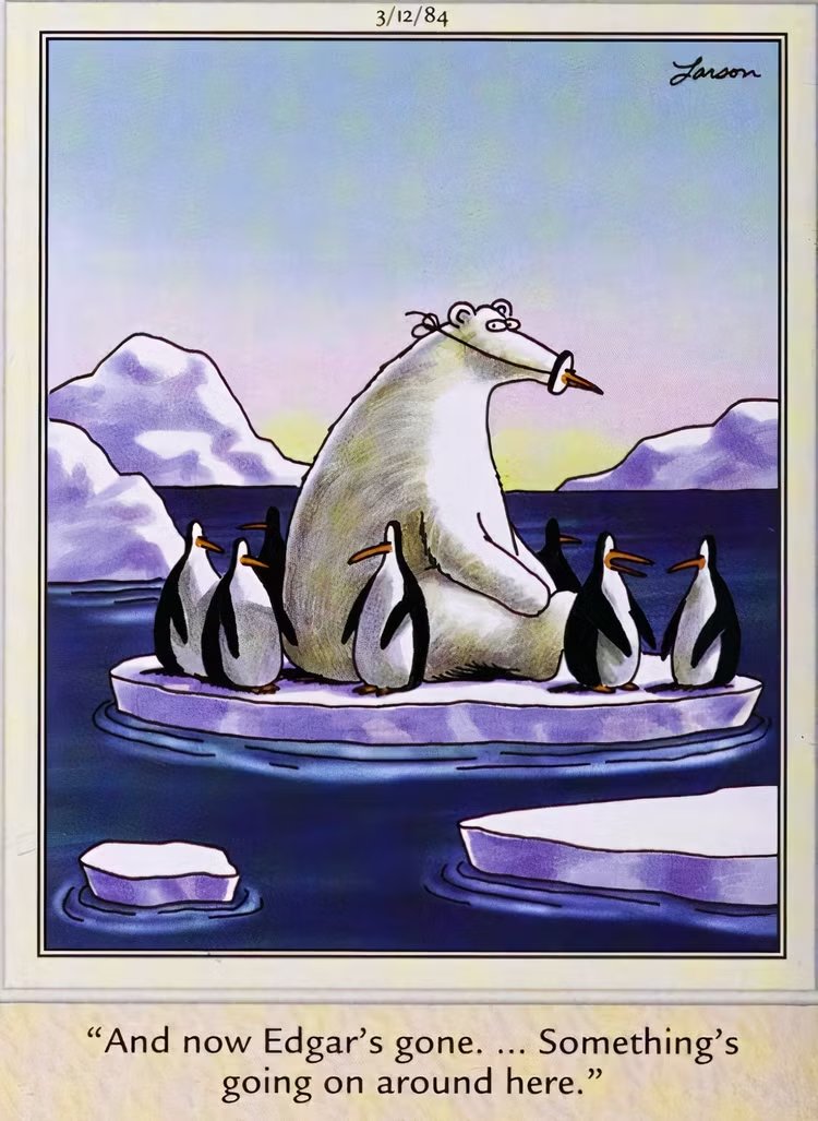 John Mulcahy (@mulcs85) on Twitter photo <a href="/OJoelsen/">Orla Joelsen</a> The idea of US agents in Greenland reminded me of this Gary Larson Far Side cartoon <a href="/OJoelsen/">Orla Joelsen</a> The idea of US agents in Greenland reminded me of this Gary Larson Far Side cartoon