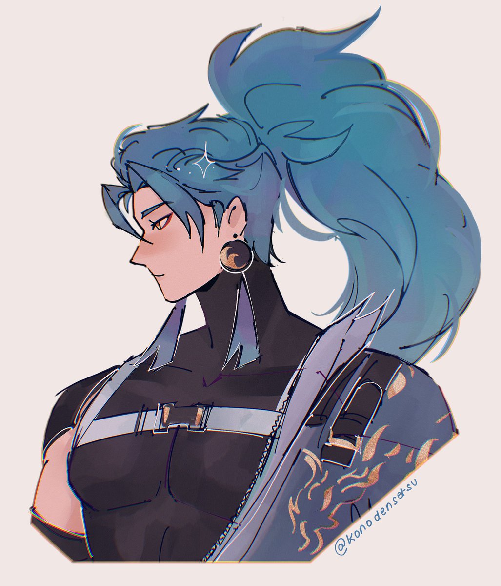 Wish his hair was fluffy like that in game..

[ #Jiyan ]